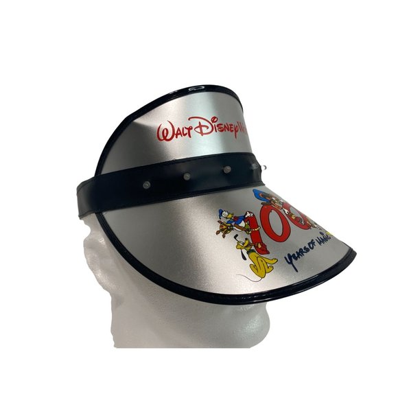 Vintage Walt DISNEY World 100 Years of Magic Visor Collectors Light Up Party Hat - Picture 3 of 12